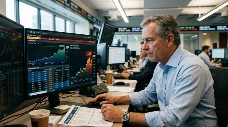 GEV Is Up 63% and Reports July 22. The Options Chain Just Turned.