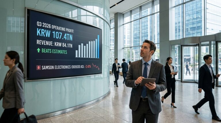 Samsung’s KRW 107.4tn Q3 Profit Beat, Stock Still Fell
