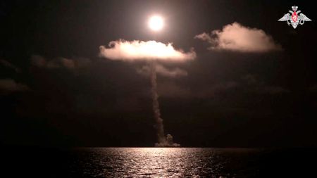 Russian nuclear submarine test launches Bulava intercontinental missile